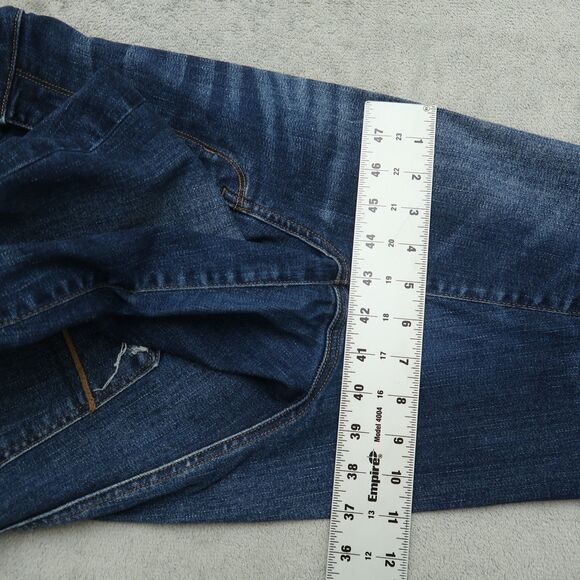 American Eagle Jeans Womens 14 Short Highest-Rise Jegging 26.5" Inseam Destroyed - Picture 6 of 16